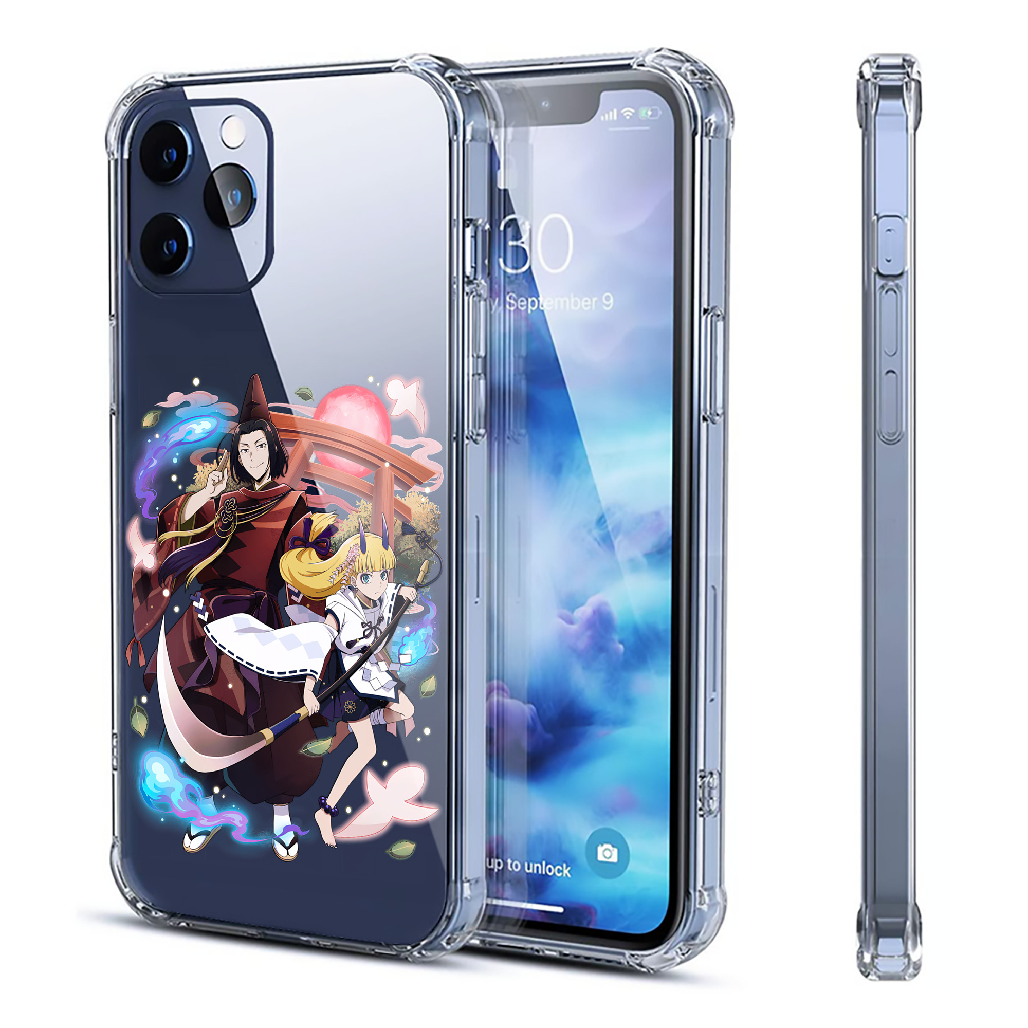 （画像用） 文豪ストレイドッグス Bungo Stray Dogs 【iPhone 12シリーズ対応】透明スマホケース（クリアソフトケース）